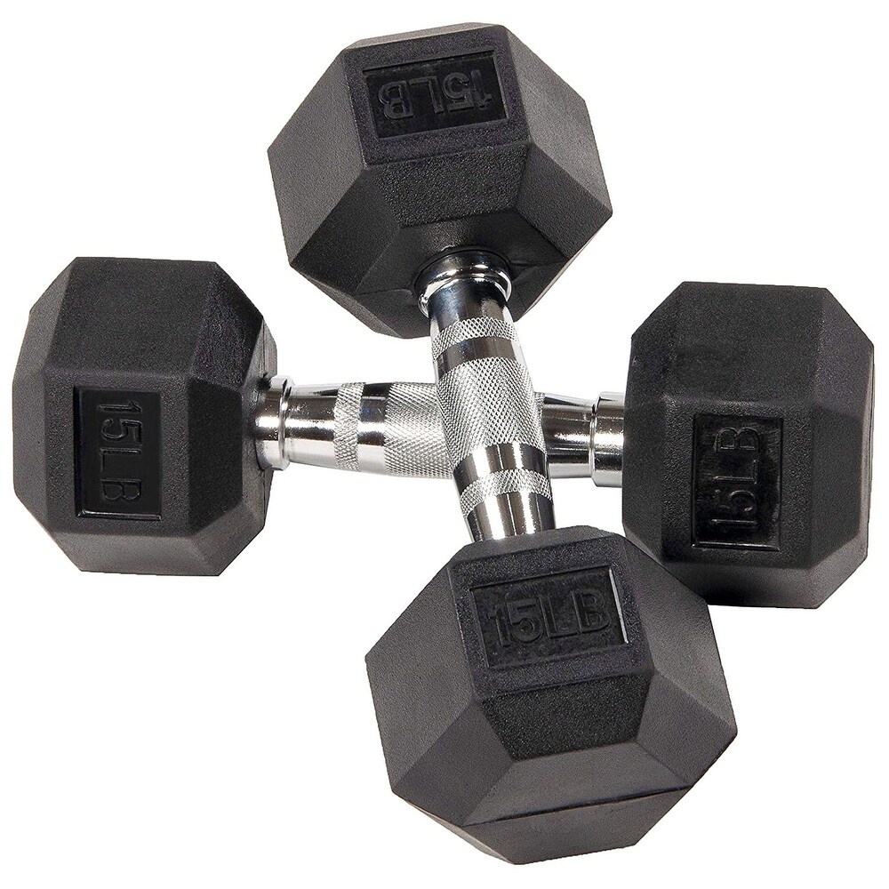 10lbs BOSWELL Hex Dumbbells with Metal Handle 30 lbs 35lbs in Pairs Weight Dumbbells for Adults Women Men Workout Fitness,Home Gym Exercise Training Equipment 25lbs 12lbs,15lbs,20lbs 5lbs 