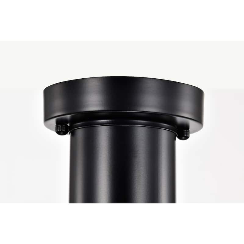 Pimlin 10-Light Baton Style Semi-Flush Mount Ceiling Lamp