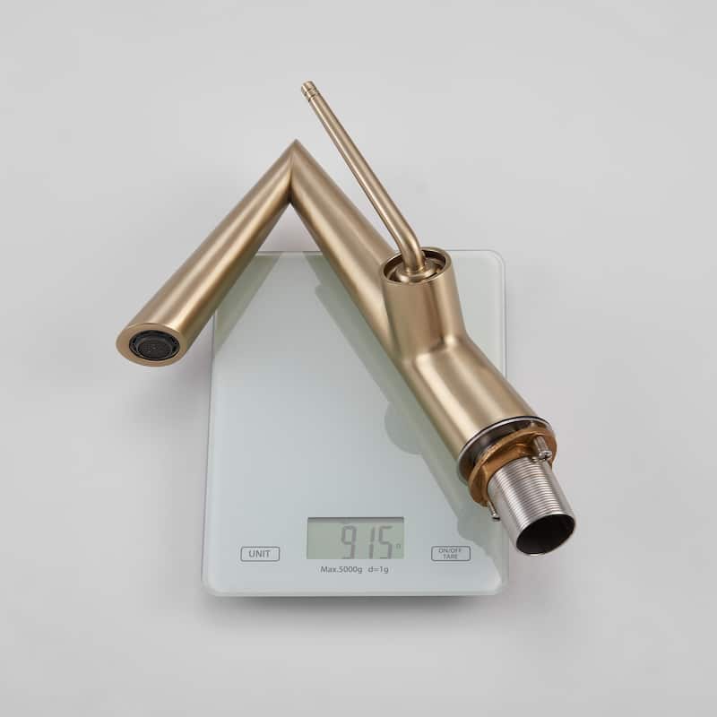 Rbrohant Single Handle Single Hole Bathroom Sink Faucet