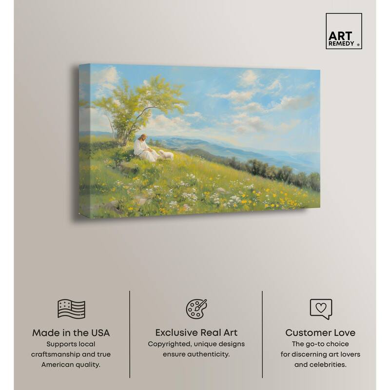 Pastoral Peace I Canvas by Art Remedy, Gallery Wrapped