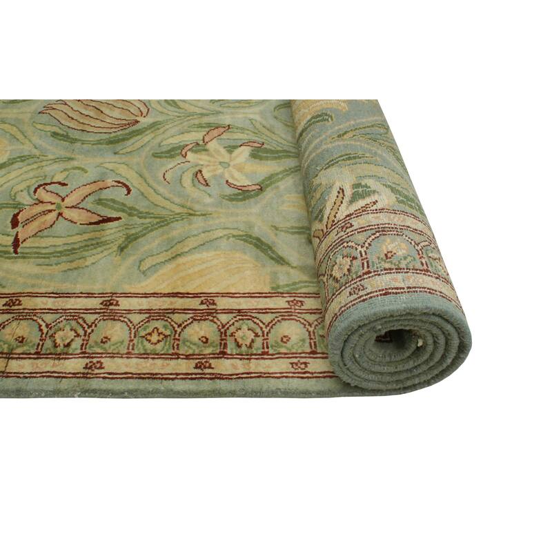 Pak-Persian Eliza Lt. Green/Grey Runner - 2'8" x 10'0"