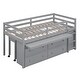 preview thumbnail 15 of 17, Twin Size Loft Bed with Retractable Writing Desk