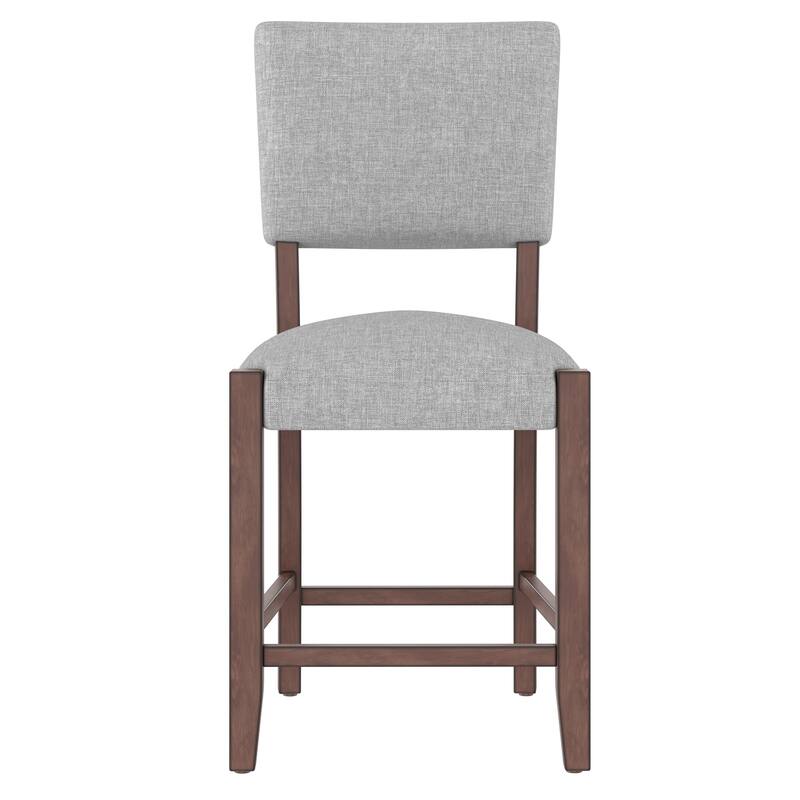 5-Piece Counter Height Dining Table Set Faux Marble Bar Table and 4 Armless Chair, Modern Dining Table Set for Pub Kitchen