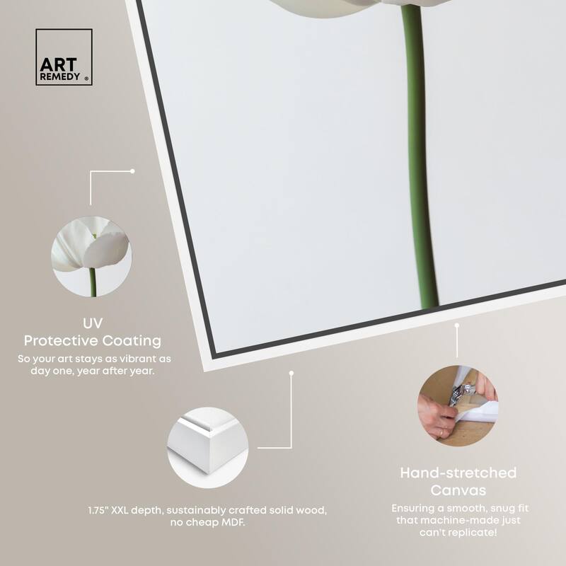 Pearl Floret Canvas by Art Remedy