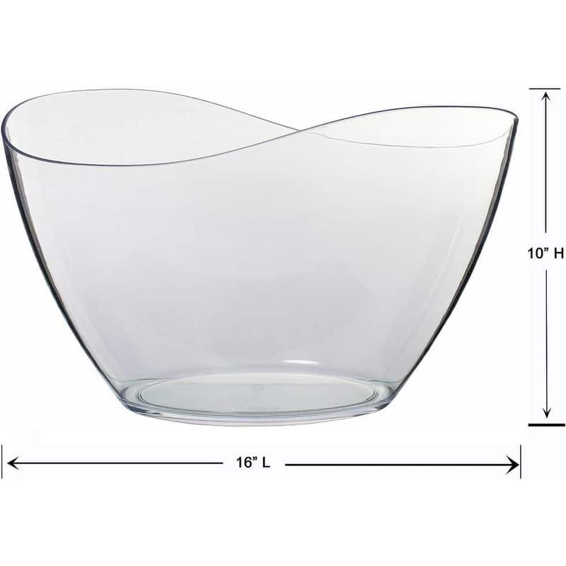 Prodyne AB-55-C Clear Wave Party Tub