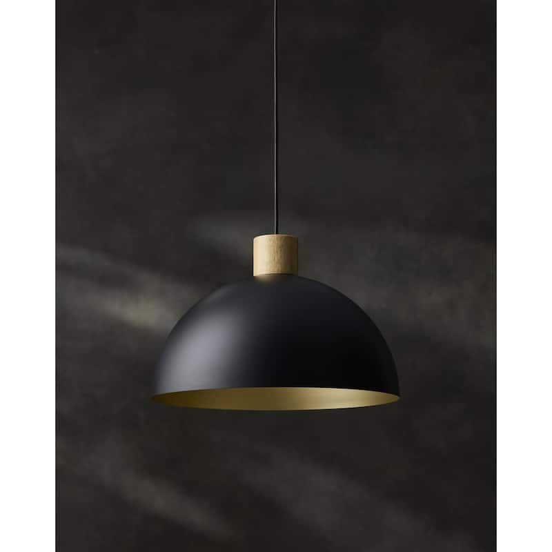 Livabliss Kanpa Rustic Pendant - 15"L x 15"W x 47"H - Beige