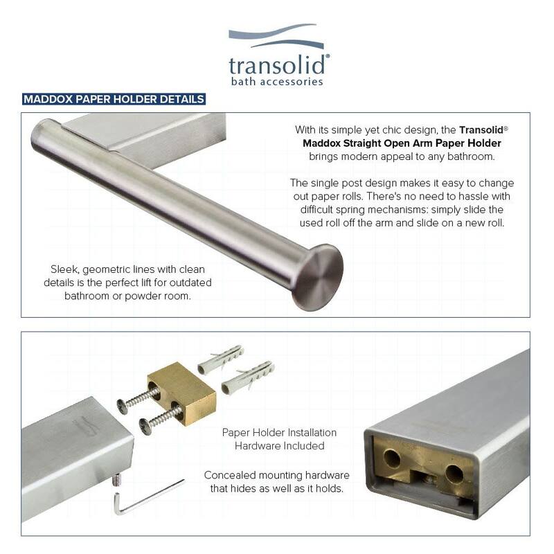 Transolid MSPH Maddox Wall Mounted Toilet Paper Holder