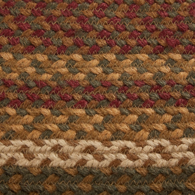 Tea Cabin Jute Rug Rect w/ Pad 27x48 - 27" x 48"