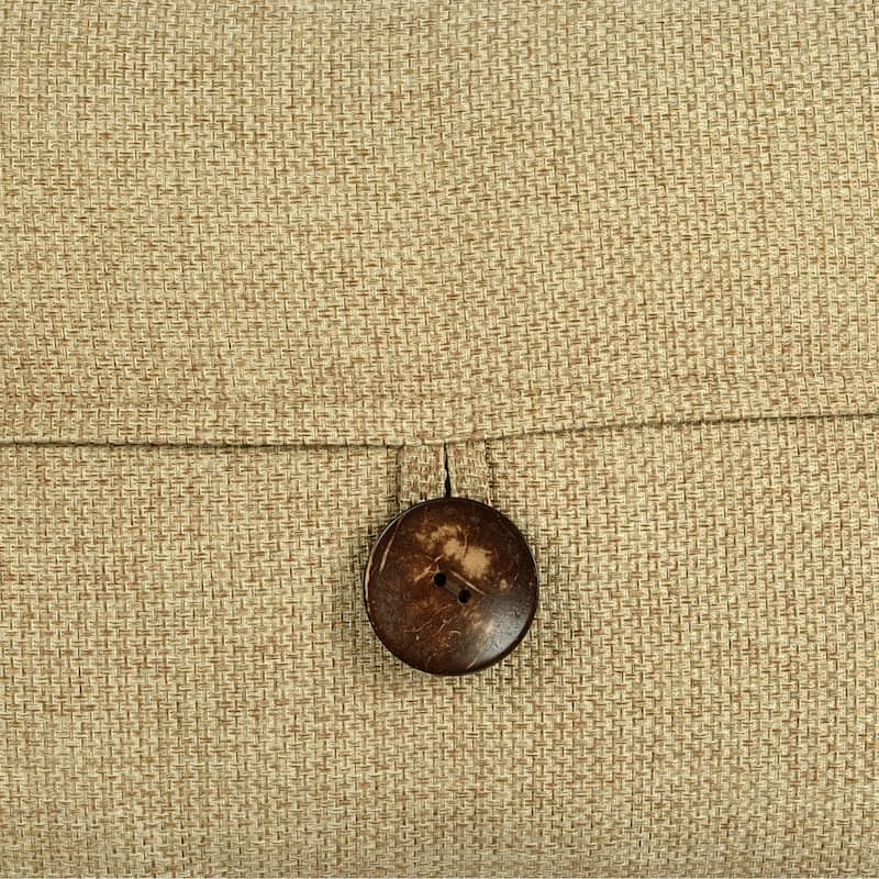 Lush Decor Clayton Woven Button Decorative Pillow Cover