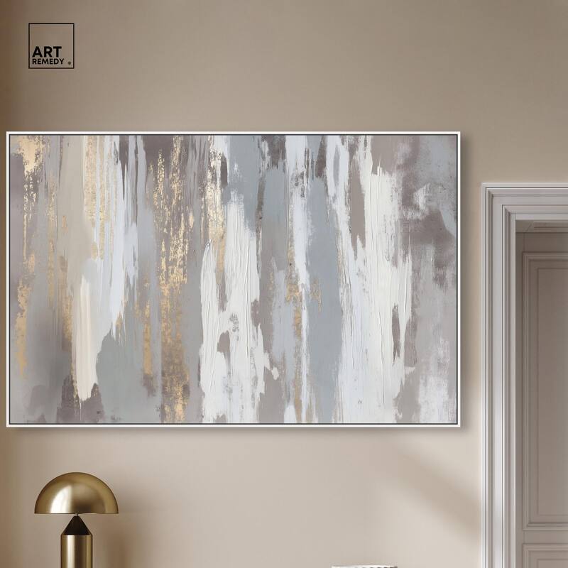 Flooding Gold II Canvas by Art Remedy