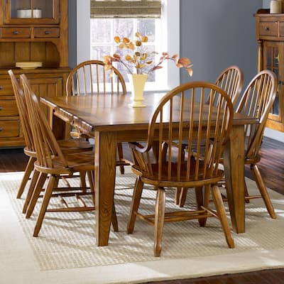 Treasures Rustic Oak 7-piece Dining Set
