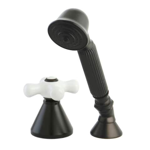 Deck Mount Hand Shower with Diverter for Roman Tub Faucet