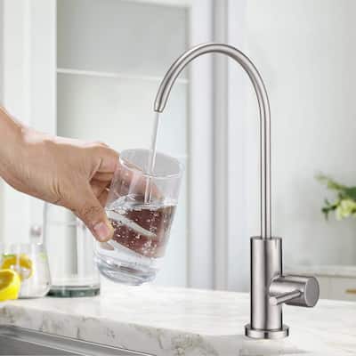 Kitchen Water Filter Faucet Lead-Free Drinking Water Faucet Stainless Steel Fits Reverse Osmosis Units, Water Filtration System