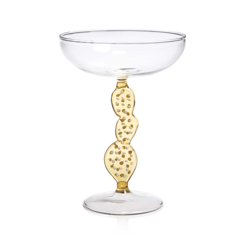 Climbing Cacti Tequila Cocktail Glasses, Set of 4