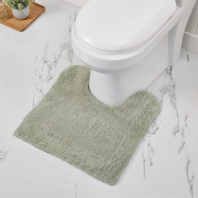 Better Trends Bath Rugs Set 100% Cotton Tufted Soft Water Absorbent Bathroom Rug for Shower, Sink Bath Mats Edge Collection