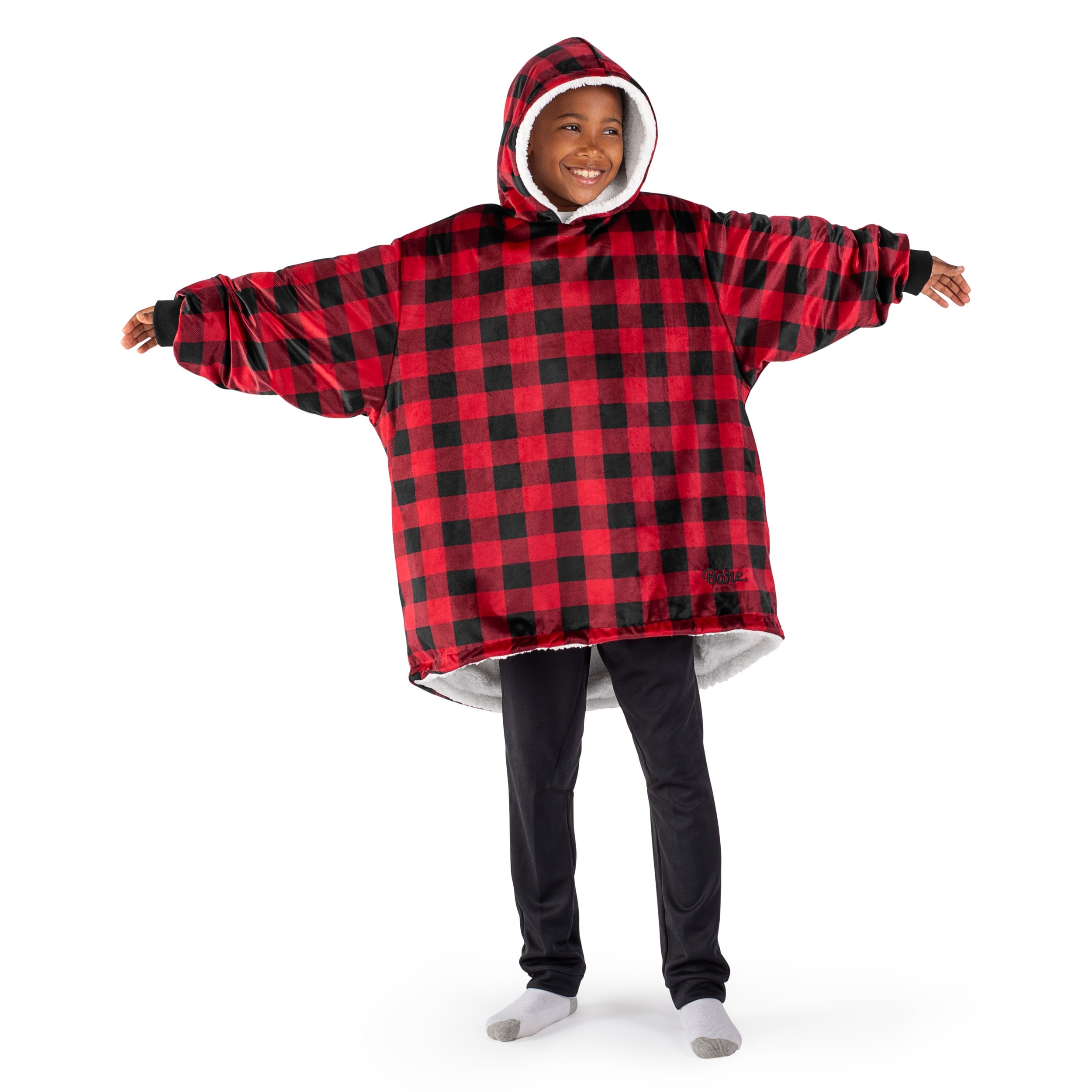 Bare Home Oversized Sherpa Wearable Blanket Bed Bath Beyond 39137420