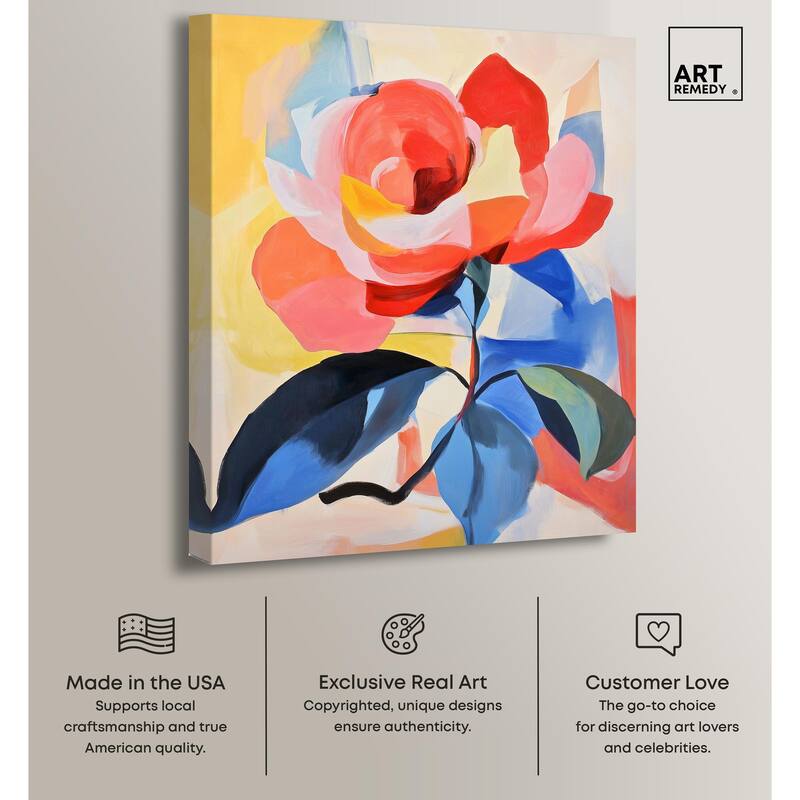 Chromatic Explosion II Canvas by Art Remedy, Gallery Wrapped