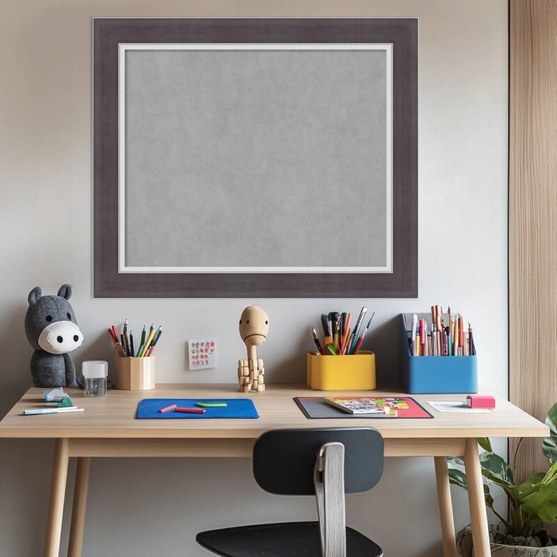 Amanti Art Ellie Brown Silver Framed