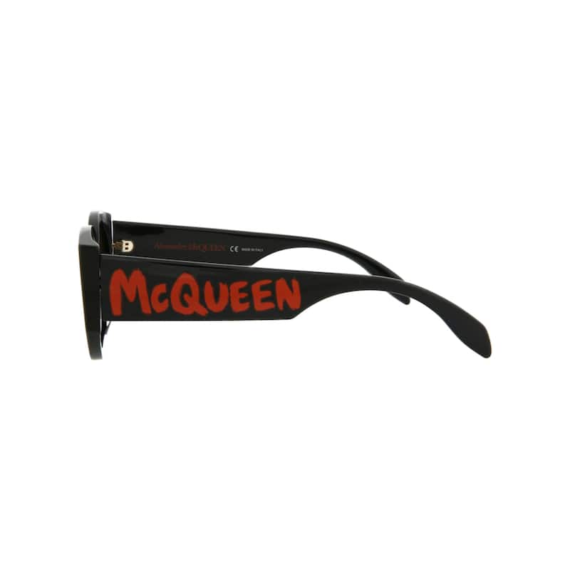 Alexander McQueen Round-Frame Acetate Sunglasses