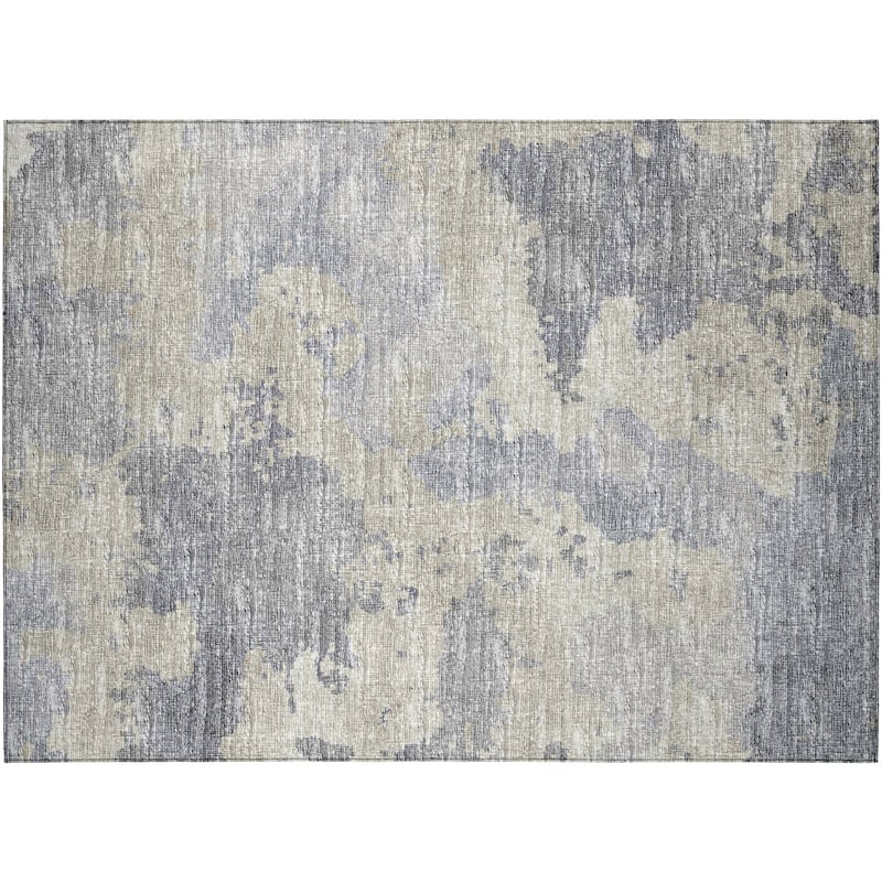 Indoor/ Outdoor Accord Modern Polyester Washable Rug New