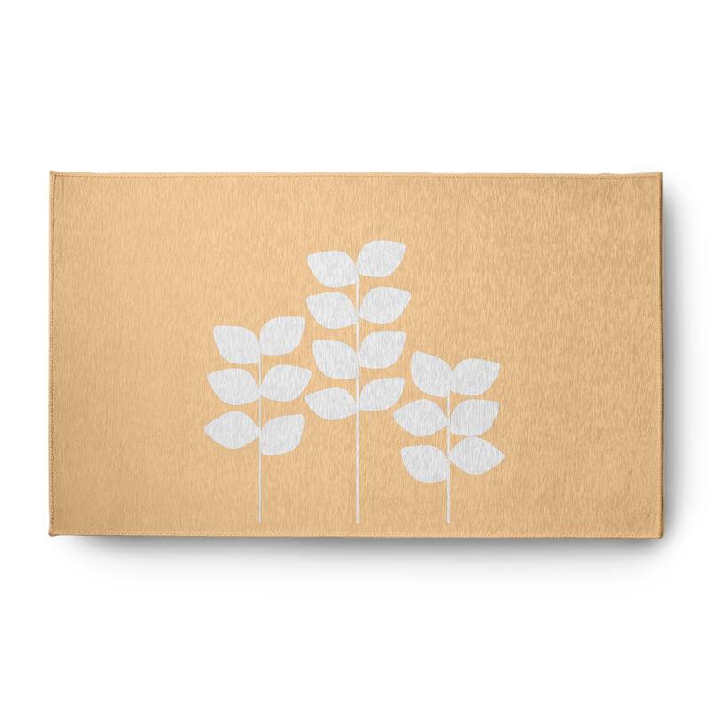Simple Stems Spring Chenille Indoor/Outdoor Rug - Yellow - 3' x 5'