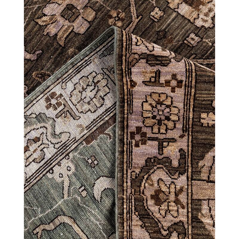 Serapi One-of-a-Kind Hand-Knotted Area Rug - Brown, 8' 2" x 9' 8" - 8' 2" x 9' 8"