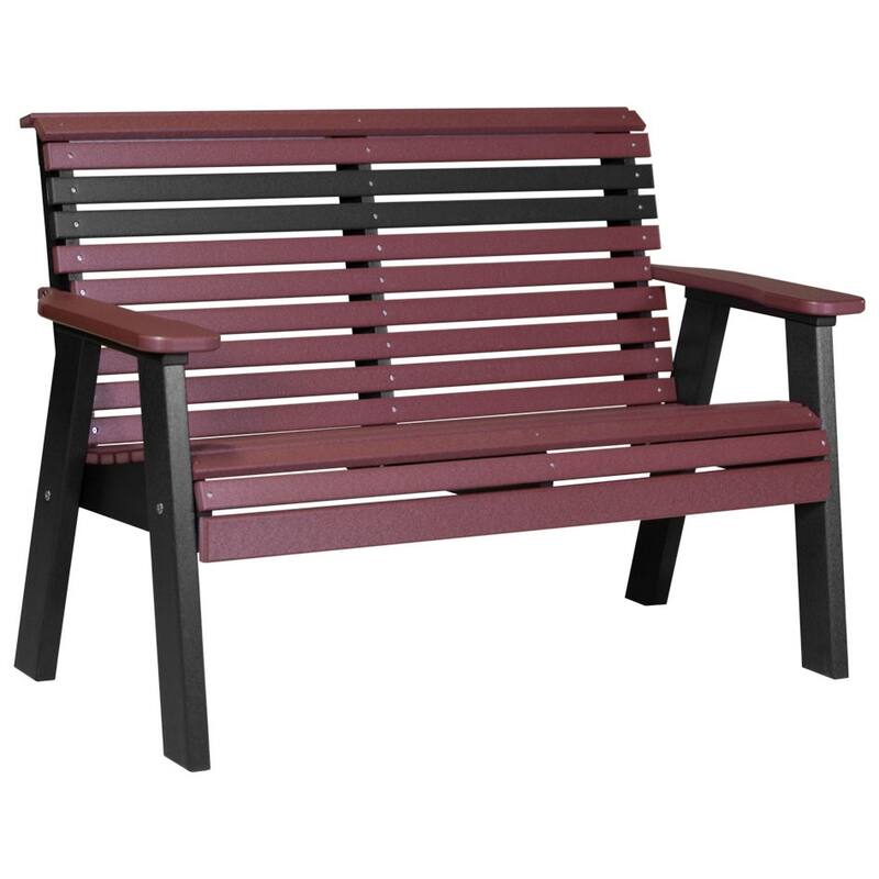 Poly Lumber Plain Rollback Bench