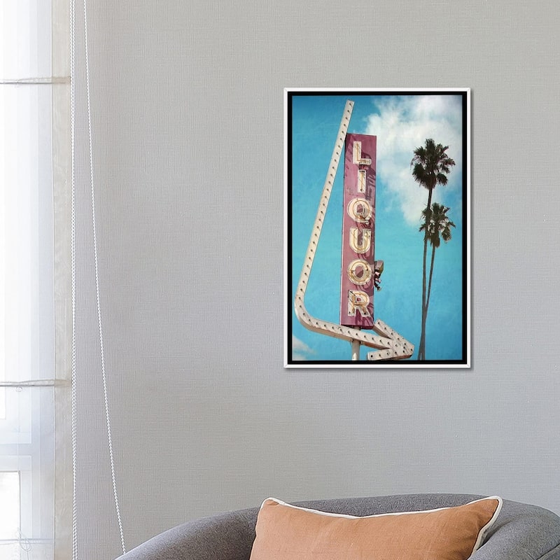 iCanvas "Liquor" by Honeymoon Hotel Framed Canvas Print