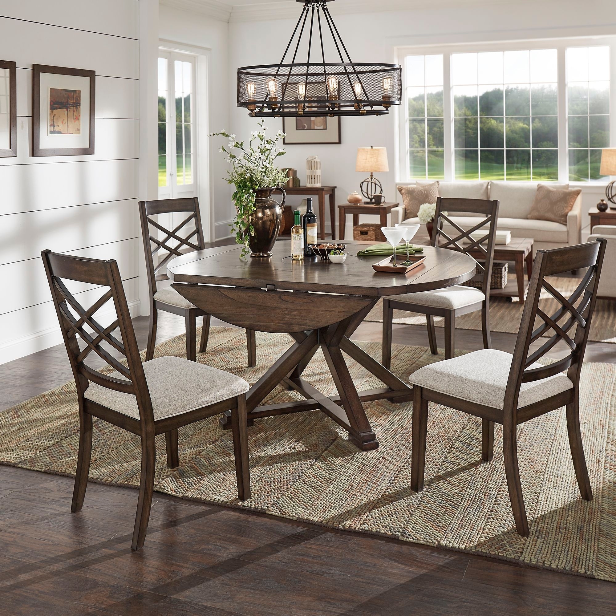 Shop Garrison Espresso Convertible Dining Set By Inspire Q Modern
