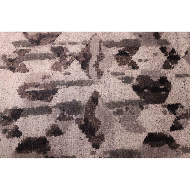 ECARPETGALLERY Hand-knotted Legacy Light Grey Wool Rug - 5'4 x 7'9