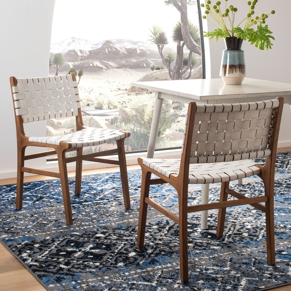 Fenton leather dining chair on sale
