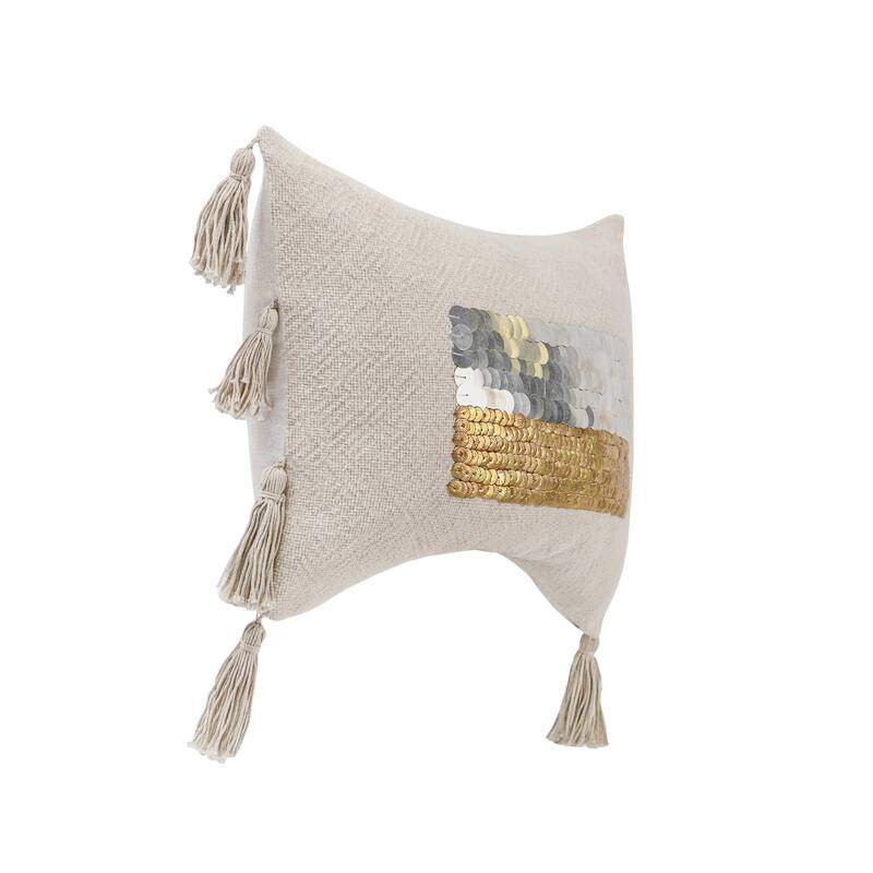Villa by Classic Home Tanga Linen Blend Throw Pillow