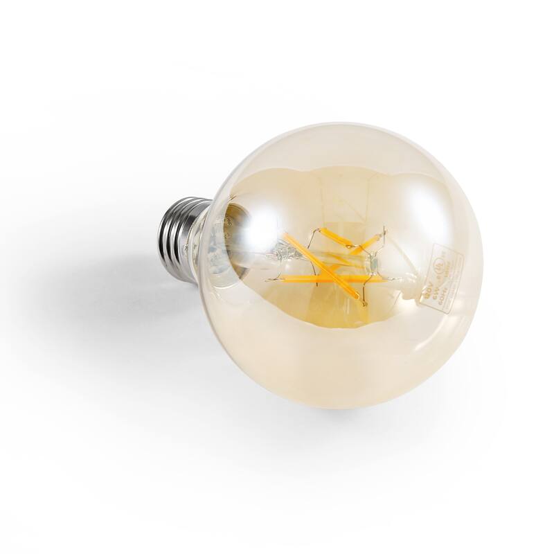 Light Society Set of 4 Niva G25 LED Filament Light Bulbs