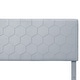 preview thumbnail 16 of 14, Honeycomb Modern Grey Velvet Headboard Storage Guest Bed by Furniture of America