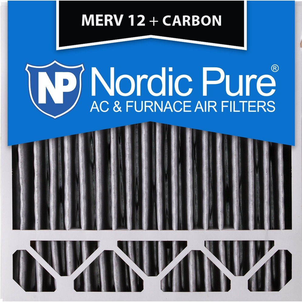 Nordic Pure 20x20x5 Honeywell Replacement Pleated MERV 12 Plus Carbon Qty 4