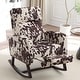 preview thumbnail 35 of 105, HOMYKA Rocking Chair for Nursery with Footrest Cow