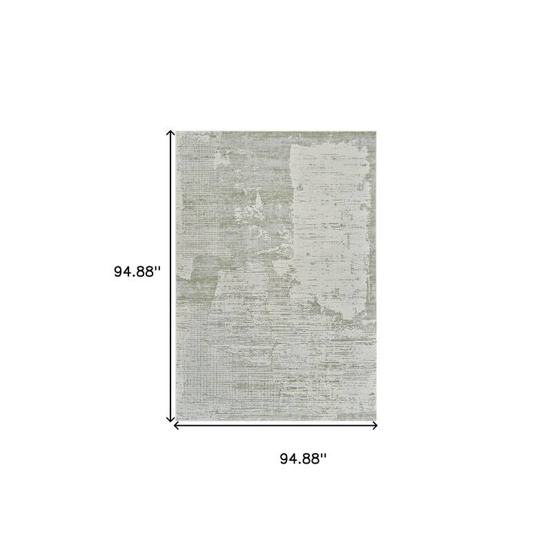 Biku Distressed Abstract Modern Stain Resistant Durable Area Rug By HomeRoots