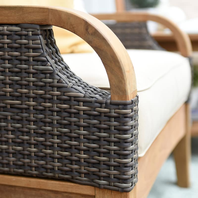 Cambridge Casual Palma Teak Outdoor Club Chair with Cushion