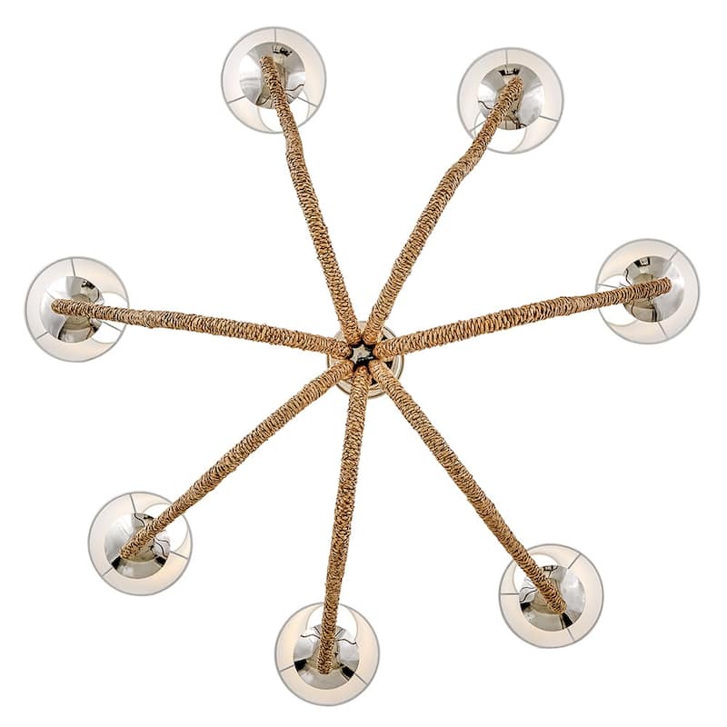 Hinkley Lighting 48445 Harwich 7 Light 40" Wide LED Chandelier