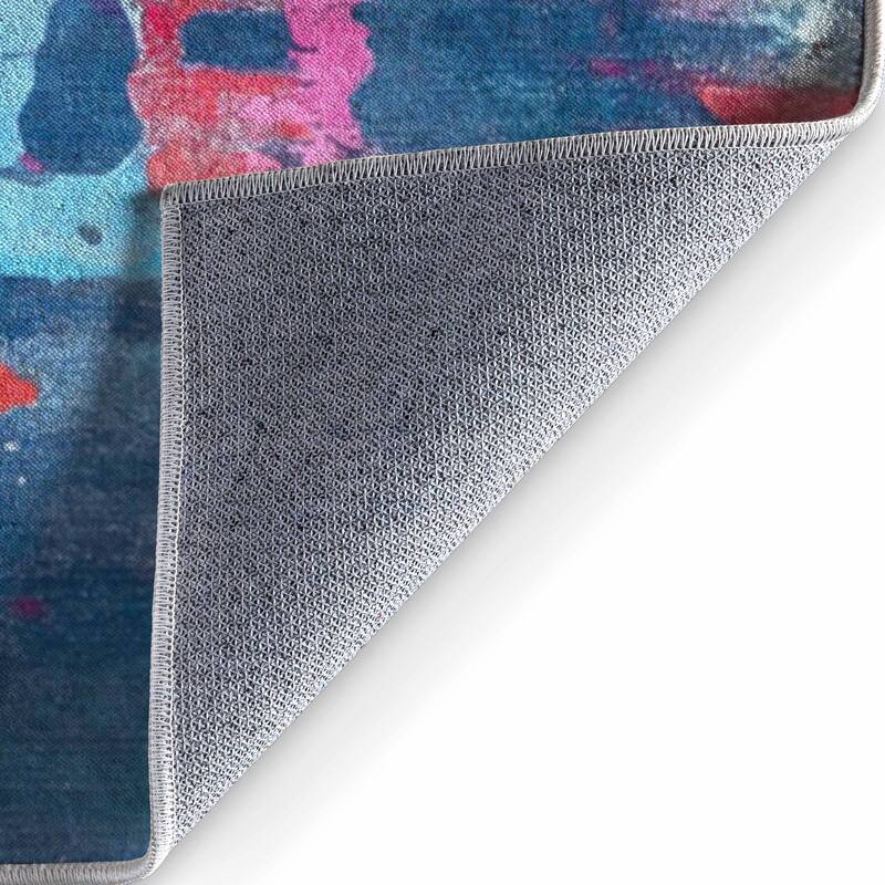 Well Woven Apollo Abstract Aurora Bloom Modern Abstract Area Rug