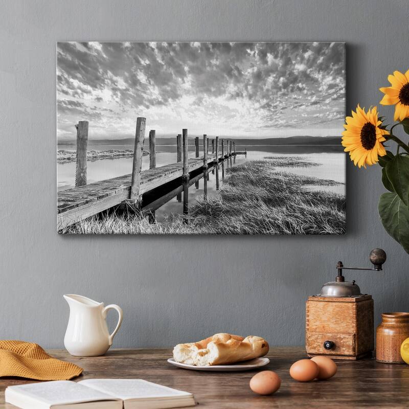 Sunset Contemplation Premium Gallery Wrapped Canvas - Ready to Hang