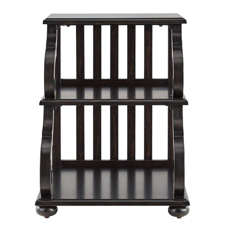 Lorraine Wood Scroll End Table by iNSPIRE Q Classic