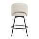 preview thumbnail 9 of 61, Swivel Bar Stools Set Of 2/3/4, Metal Bar Stools, Modern Upholstered Bar Stools For Kitchen Island - 20.3"W X 20.3"D X 39"H