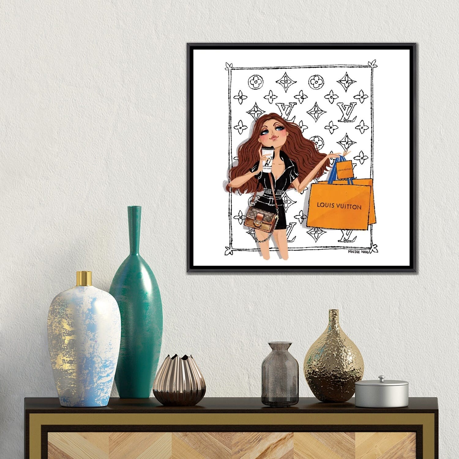 Louis Vuitton Day Canvas Artwork by Minjee Kang