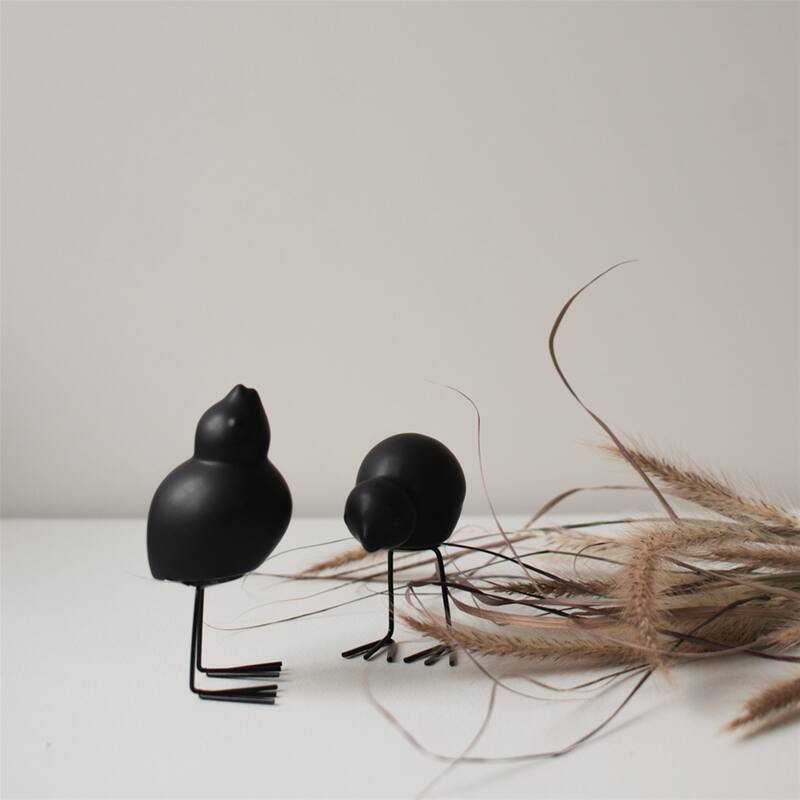 SWEDISH BIRD (2-set) black
