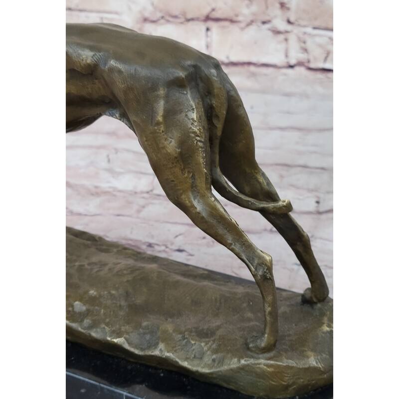 Fremiet Greyhounds Racing Dog Bronze Sculpture Hot Cast Home Office Decoration