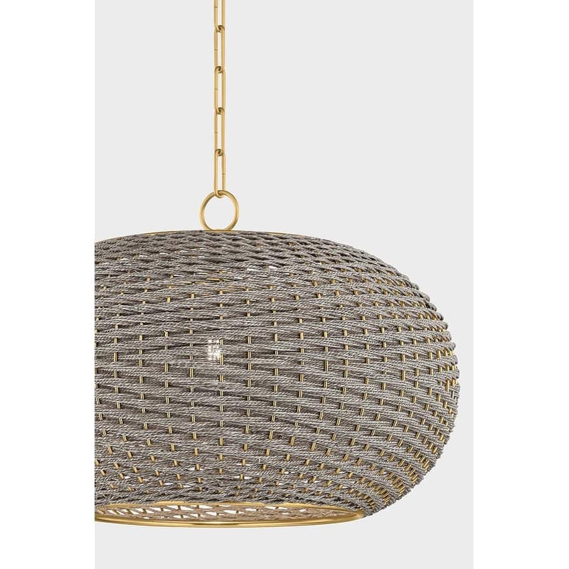 Hudson Valley Lighting 5525 Penarth 24" Wide Pendant with Woven