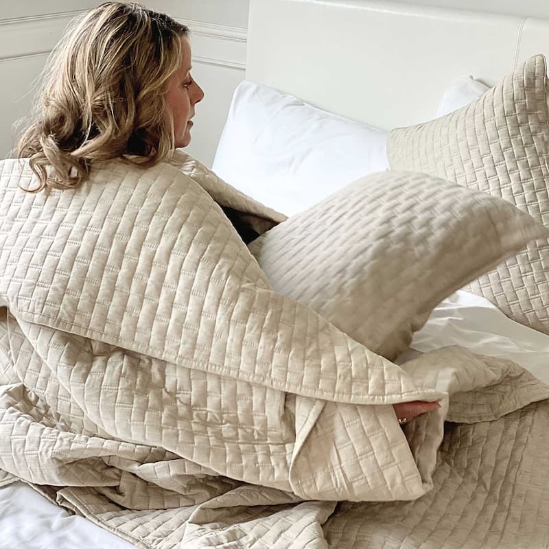 BedVoyage viscose from Bamboo Cotton Quilted Coverlet BedSpread