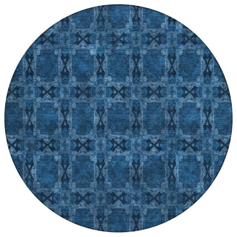 Almix Lush Floral Weather Resistant Versatile Elegance Outdoor Rug