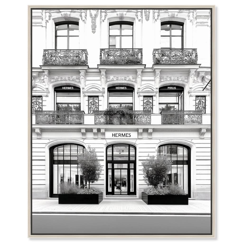 Lux Store Front Canvas by Art Remedy